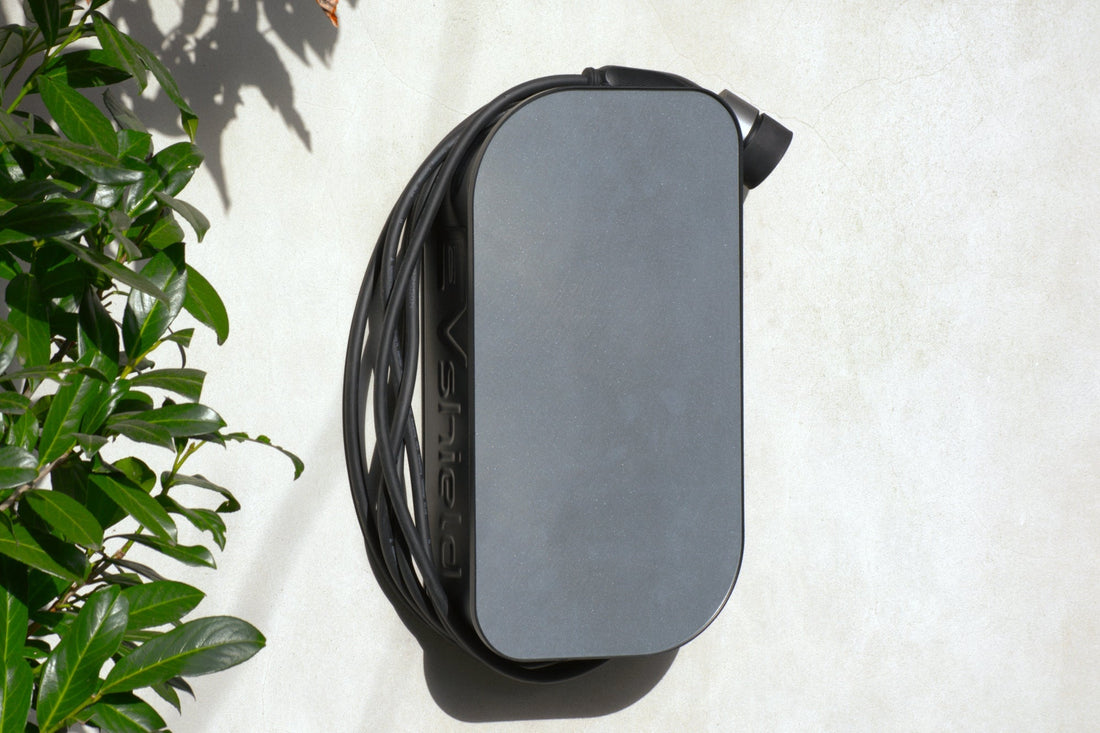 Installatievoorbeeld EVshield thuis in gebruik