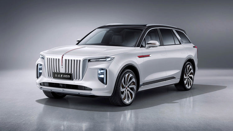 Hongqi E-HS9 opladen met Type 2 laadkabel of laadstation