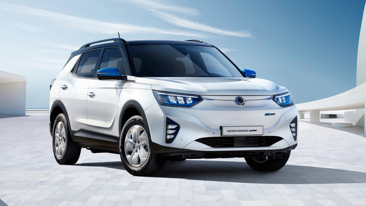 SsangYong Korando e-Motion aan een slimme thuislader