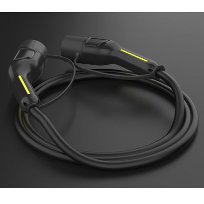 BlackCharge® Laadkabel Type 2 naar Type 2 Mennekes (Publieke laadpaal) - BlackCharge 3.7kW / 5 meter