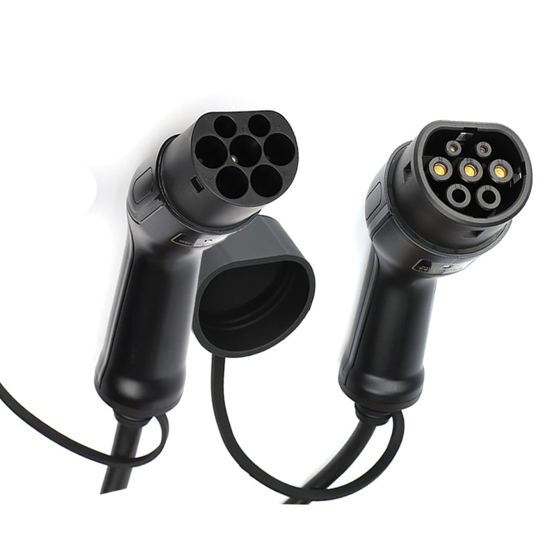 BlackCharge® Laadkabel Type 2 naar Type 2 Mennekes (Publieke laadpaal) - BlackCharge 3.7kW / 5 meter