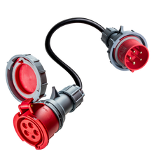 CEE Krachtstroom Adapter (32A naar 16A) – Rood, 5-Polig