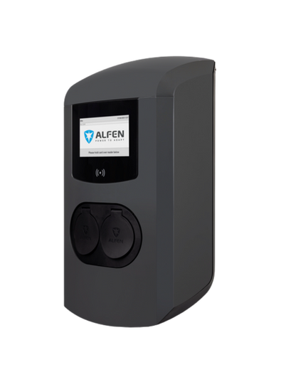 Alfen Eve Double Plus 22 kW Dubbele Laadpaal (SCN, Load Balancing, OCPP)