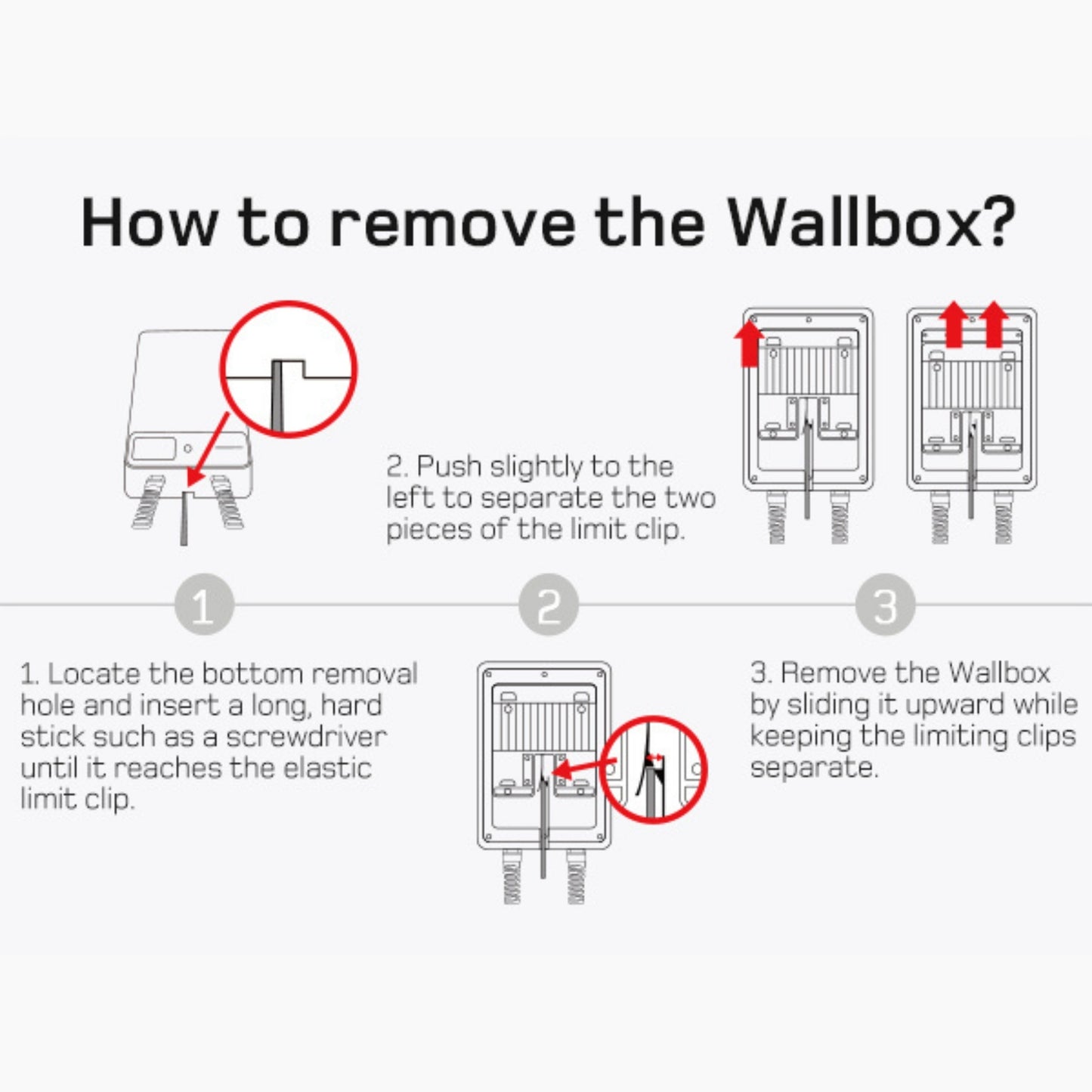 Wallbox Home 7,4 kW – Slimme EV Lader met App & RFID | Type 2 | Zwart/Wit - BlackCharge 5 meter / Zwart