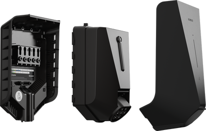 Easee Charge Up laadstation met IP54 bescherming en IK10 slagvastheid voor buitenmontage