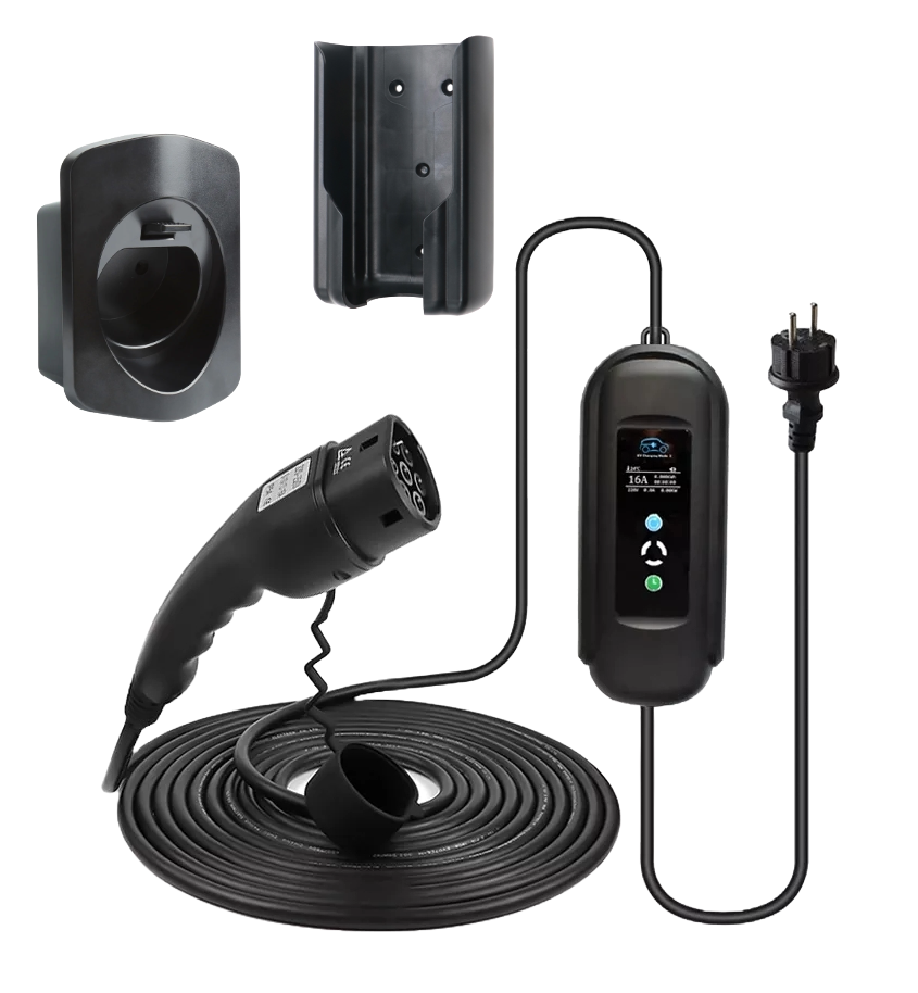 BlackCharge 3.0 mobiele lader voor elektrische auto – Type 2 naar Schuko