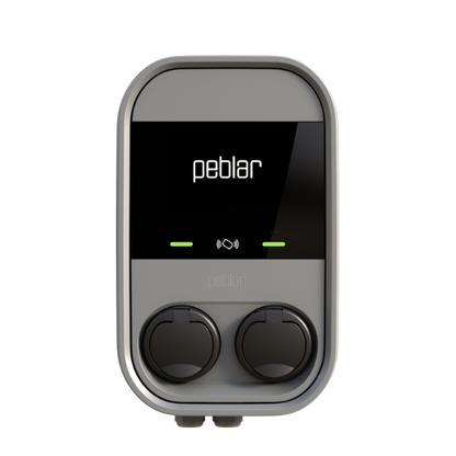 Peblar Dual 22 kW – Dubbele Laadpaal met MID & Betaalterminal