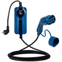 Voldt mobiele thuislader Type 2 met regelbaar vermogen en Schuko-stekker