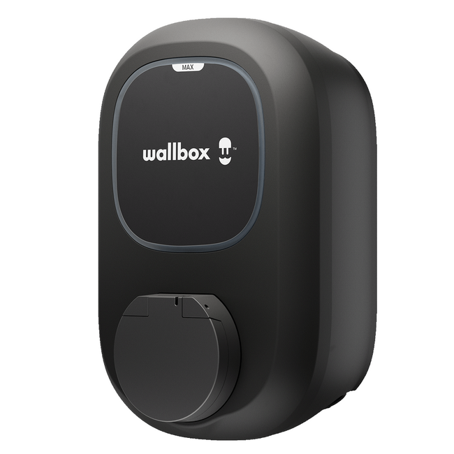 Wallbox Pulsar Max 22kW Socket | Slimme Thuislaadpaal met Eco-Smart functie - BlackCharge 