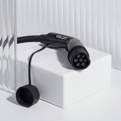 Voldt® Type 2 Carbon Fibre Laadkabel (22kW) - Premium Design