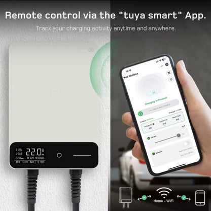 Wallbox Home | Slim Laadstation 11 of 22kW | Type 2 Kabel & App-besturing