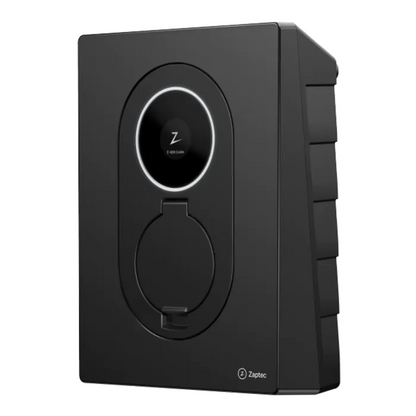 “Zaptec Go 2 laadpaal bundel Asphalt Black met Tibber Pulse”